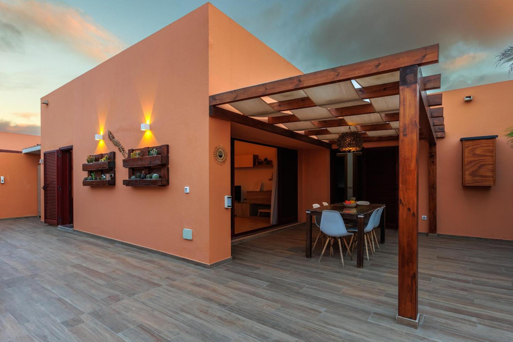 Villa Jacuzzi & Barbecue La Oliva Exterior foto