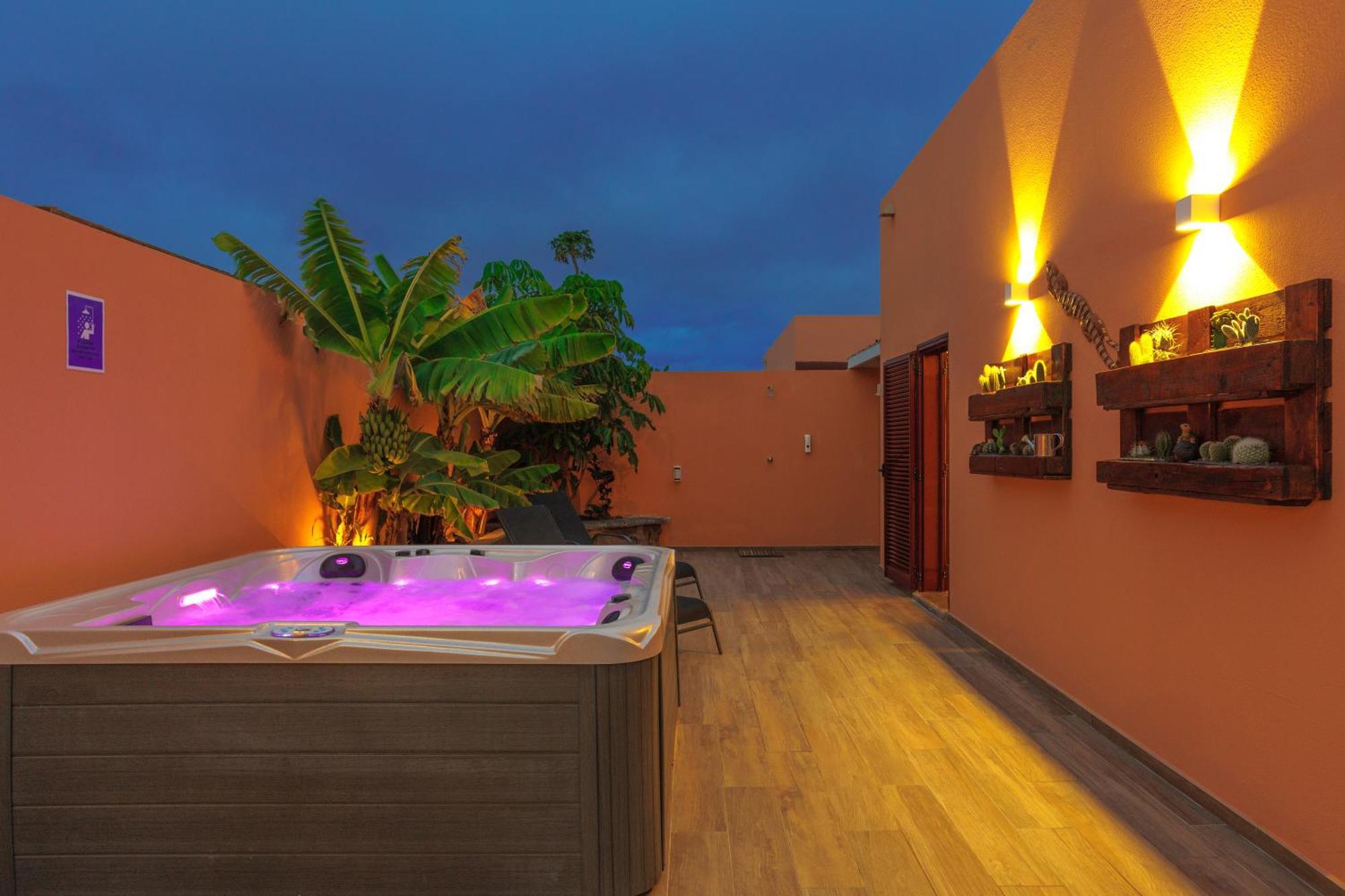 Villa Jacuzzi & Barbecue La Oliva Exterior foto