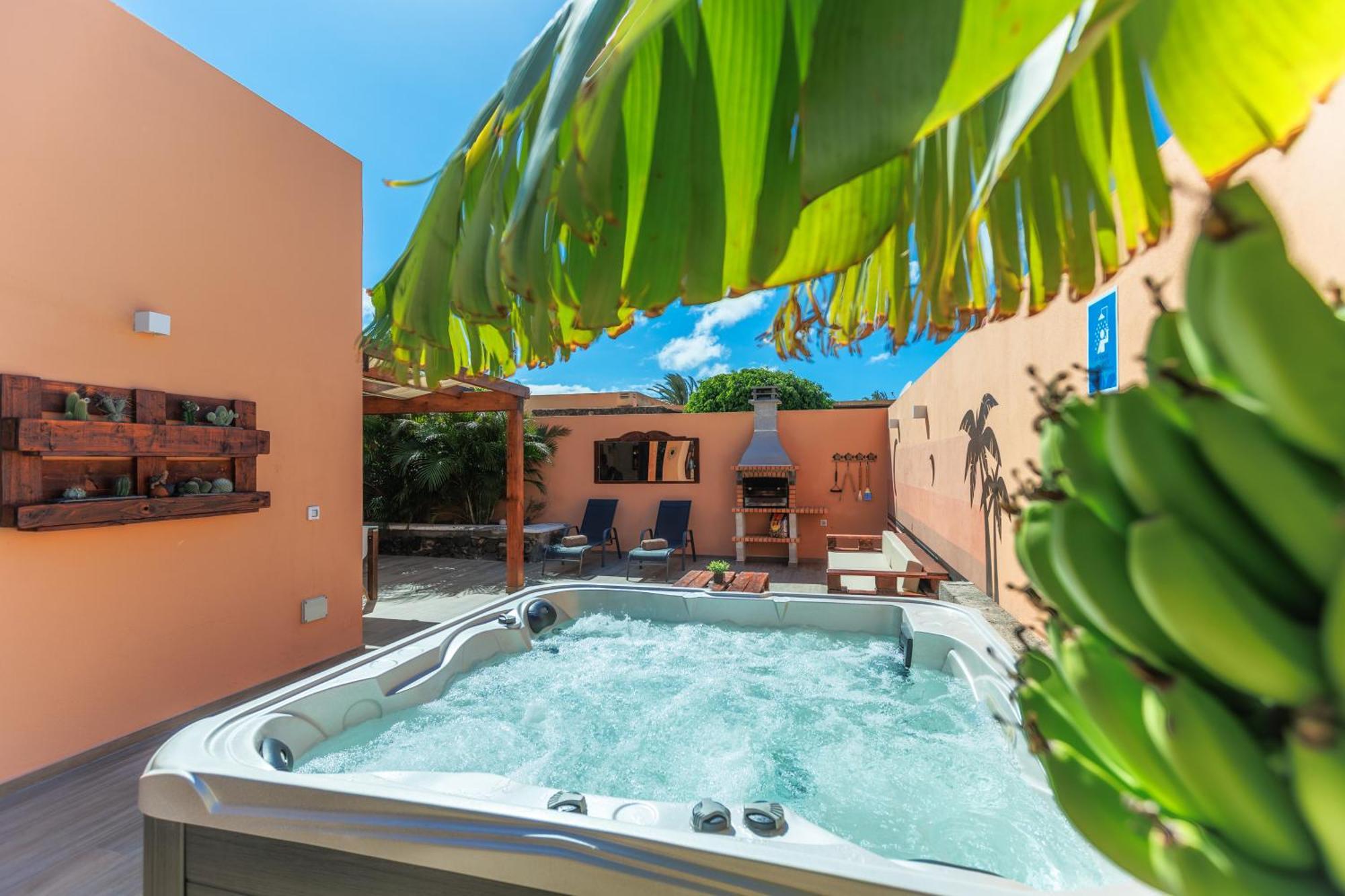 Villa Jacuzzi & Barbecue La Oliva Exterior foto